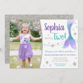 Mermaid Birthday Einladung | Unterseegebiet