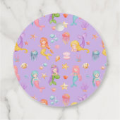 Mermaid Birthday Geschenkanhänger (Rückseite)