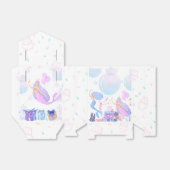 Mermaid Birthday Geschenkschachtel (Ungefaltet)