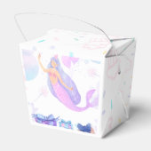 Mermaid Birthday Geschenkschachtel (Rückseite)