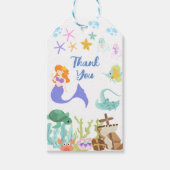 Mermaid Birthday Geschenktag Geschenkanhänger (Vorderseite)