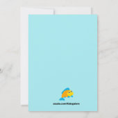 Mermaid Birthday Invite Einladung (Rückseite)