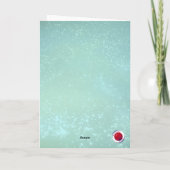 Mermaid Birthday Karte (Rückseite)