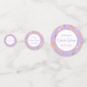 Mermaid Birthday Konfetti (Vorderseiten)