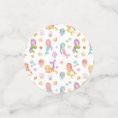 Mermaid Birthday Konfetti (Klein Vorderseite)