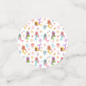 Mermaid Birthday Konfetti (Klein Vorderseite)