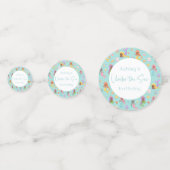 Mermaid Birthday Konfetti (Vorderseiten)