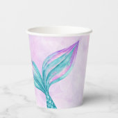 Mermaid Birthday Pappbecher (Rückseite)