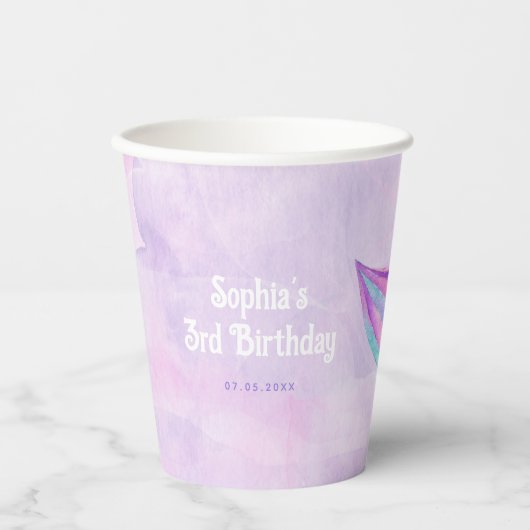 Mermaid Birthday Pappbecher (Vorderseite)