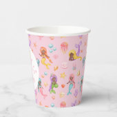 Mermaid Birthday Pappbecher (Links)