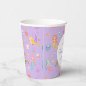 Mermaid Birthday Pappbecher (Rechts)