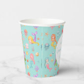 Mermaid Birthday Pappbecher (Rechts)