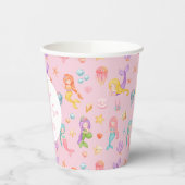 Mermaid Birthday Pappbecher (Links)
