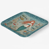 Mermaid Birthday Pappteller (Gewinkelt)