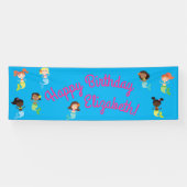 Mermaid Birthday Party Banner (Horizontal)