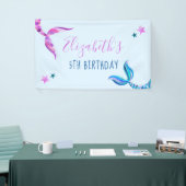 Mermaid Birthday Party Banner (Messeveranstaltung)