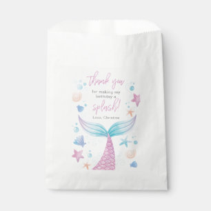Mermaid Birthday Party Danke, dass Sie Bags bevorz Geschenktütchen