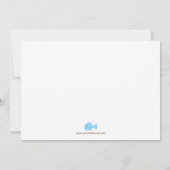 Mermaid Birthday Party Einladung (Rückseite)