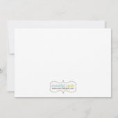 Mermaid Birthday Party Einladung (Rückseite)