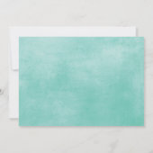 Mermaid Birthday Party Einladung (Rückseite)