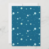 Mermaid Birthday Party Einladung (Rückseite)