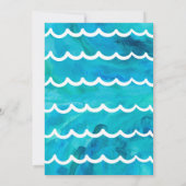 Mermaid Birthday Party Einladung Mermaid (Rückseite)