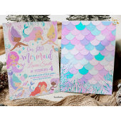 Mermaid Birthday Party Einladung nach