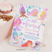 Mermaid Birthday Party Einladung nach