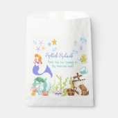 Mermaid Birthday Party für Bags Geschenktütchen (Vorderseite)