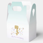 Mermaid Birthday Party Gefälligkeitsbox auf See Geschenkschachtel (Geöffnet)