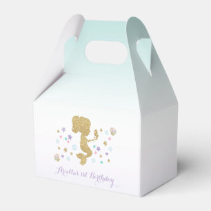 Mermaid Birthday Party Gefälligkeitsbox auf See Geschenkschachtel