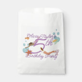 Mermaid Birthday Party Geschenktütchen (Vorderseite)