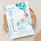 Mermaid Birthday Party im Rahmen der Meerjungfrau Einladung