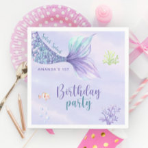 Mermaid Birthday Party im Rahmen der Meerjungfrau