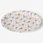 Mermaid Birthday Party Pappteller (Schrägansicht)