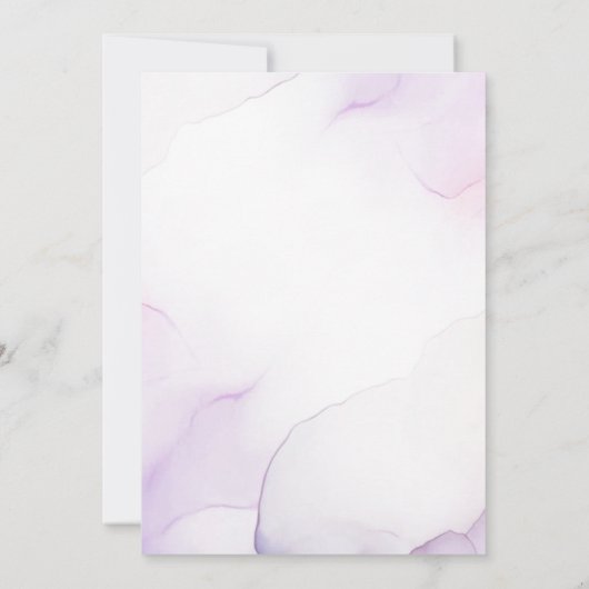 Mermaid Birthday Party Pearl First Birthday Einladung (Rückseite)