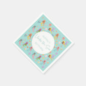 Mermaid Birthday Party Serviette (Ecke)