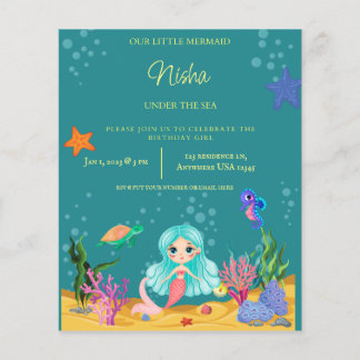 MERMAID BIRTHDAY PARTY THEMA FÜR MÄDCHEN ANGEKÜNDI