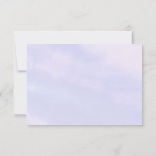 Mermaid Birthday Party Under Sea - Danke (Rückseite)