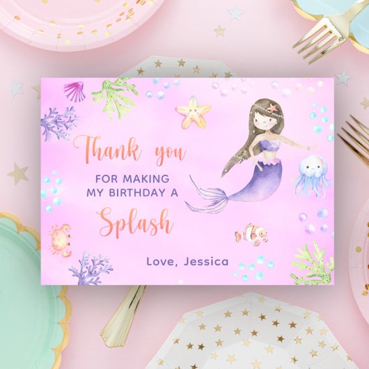 Mermaid Birthday Party Under Sea - Danke