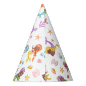 Mermaid Birthday Partyhütchen (Rückseite)