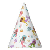 Mermaid Birthday Partyhütchen (Rechts)