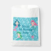 Mermaid Birthday Personalisiert Geschenktütchen (Vorderseite)
