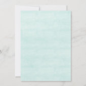 Mermaid Birthday Pool Party Einladung (Rückseite)