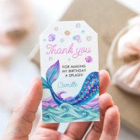 Mermaid Birthday Pool Party Vielen Dank