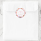 Mermaid Birthday Runder Aufkleber (Tasche)