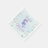 Mermaid Birthday Serviette (Ecke)