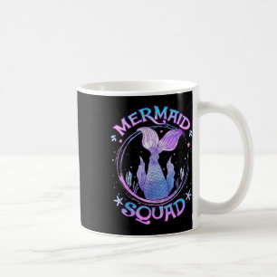 Mermaid Birthday Squad Party Girls Frauen Meerjung Kaffeetasse