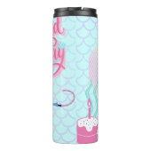 Mermaid Birthday Thermal tumbler Thermosbecher (Rückseite)