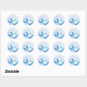 Mermaid Birthday Umschlag Stickers (Blatt)